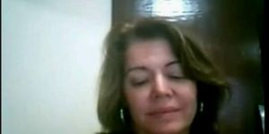 Older and delicious showing off in webcam, Foripa, Brazil woman.