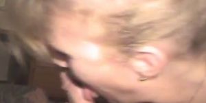 Blonde Street Whore Sucking Dick And Taking Facial Point Of View