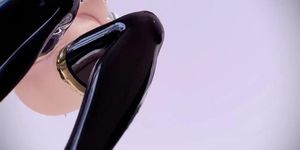 [MMD] HAKU Black Suit (????) - Snapping R-18 Low Camera Angle