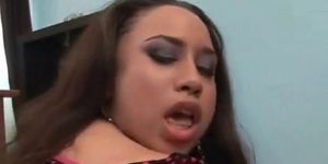 ebony sucking huge dick