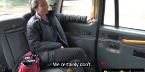 FAKEHUB - Posh euro amateur assfucked in bogus taxi