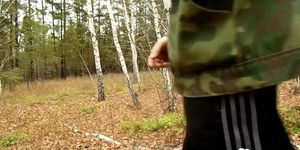 Stepmother Takes A Hard Cock In The Woods