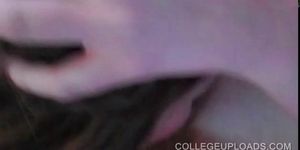 College chicks lick cunts and suck dick in POV