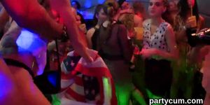 Spicy nymphos get completely mad and stripped at hardcore party