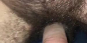 watch my bfs big throbbing dick go into my wet tight pussy