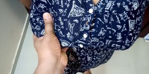 HOT INDIAN GIRL BOOB PRESSING,, PUSSY LICKING, LOUDLY MOANING FUCK