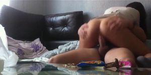 Super Hot Teen Gets Fucked Hard on a Couch