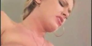 Blonde Lesbian Sluts Pussy Dildo - video 2