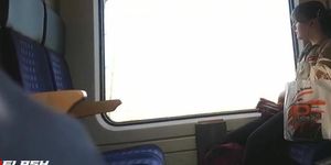 Flash Girl On Train 2