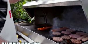 BLUE PILL MEN - Old Men Have A Cookout With Teen Stripper Jeleana Marie