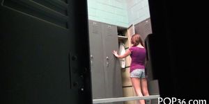 Teen measures her fuckholes - video 27