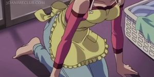 Teen Hentai Maid bekommt heiße Brüste und Fotze gehänselt