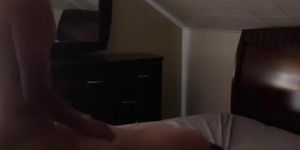 PAWG gets drilled from behind - won’t stop moaning