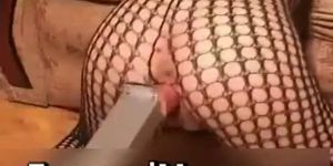 Kinky mom in body fishnet fucked part6 - video 1
