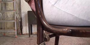 Bondaries - Cindy chair-tied cleavegagged tit-grabbed (Cindy Dollar)