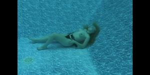 Maggie underwater strip and pleasure