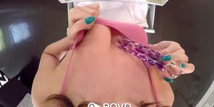 POVD Beautiful Lana Rhoades fucked silly with happy ending facial