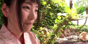 ERITO - Group of tiny Japanese babes sharing cock in onsen