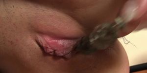 WETANDPUFFY - Moist teen pussy stimulated with toys