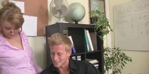 Office lady gives head and gets fucked