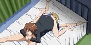 Teen hentai cutie gives fellatio