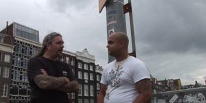 Amsterdam hooker doggystyled after blowjob