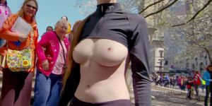 Public Topless in New York City