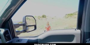 Hot Girl Gives Stepdad A Helping Hand