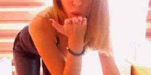 Beautiful babe hot panty fingering on livecam - video 2