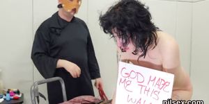 Wicked teenie is brought in ass hole assylum for harsh treatment