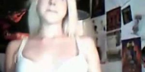 blonde girl webcam chat - video 1