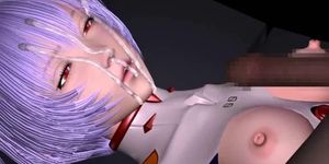 Animated doll gets mouth fucked and riding
