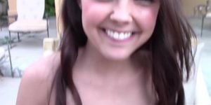 Cute Teen Has A Surprise For You (Dillion Harper)