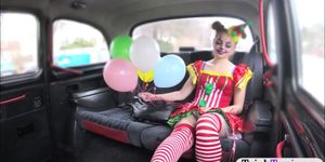 Sweet girl in costume likes drivers cock in her pussy - video 1
