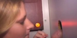 Blonde Amateur Sucking Dick And Fucked Through Glory Hole - video 2