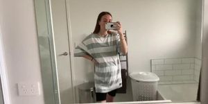 Pregnant Girl HUGE Baby Bump Progression - Tnaflix.com