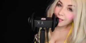 ASMR Trigger Ear Licking Mouth Sounds - KittyKlaw