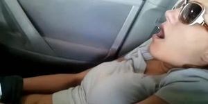 Female car masturbation