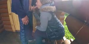 Russian mature couple fucking outdoor - video 1