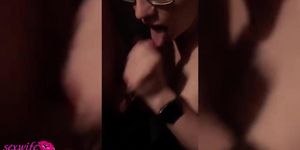 Milf Deepthroat Husband And Hard Play Pussy Huge Dildo - Compilation