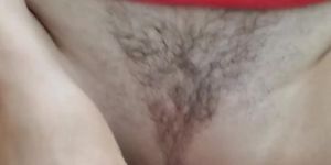 Fucking wife and watching cream pie ooze out of pussy