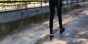 Cute And Hot Leggings Ass - video 1