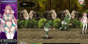 Dirty Crest Crossroads Hentai Game Gameplay. Schattig elfmeisje in seks met mannen