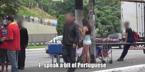 Showing No Mercy To A Brazilian Gold Digger Teen