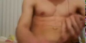 Murat - Dagestanian Wrestler jerk & show his body on skype