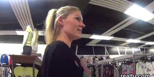 Perfect czech teen was seduced in the supermarket and banged in pov