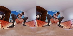 Overwatch: Tracer Cowgirl Anal 3D VR