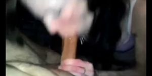 Pale skin wife with red pussy POV anal sex with long dick