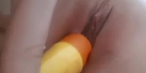 Masturbate her extreme tight pussy