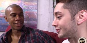BLACKS ON BOYS - Chip Currie Debuts In Interracial Gay Porn